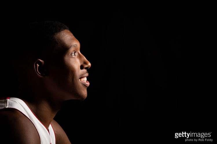 MIAMI, FL - SEPTEMBER 28: Josh Richardson #0 of the Miami Heat poses for a portrait during media day at AmericanAirlines Arena on September 28, 2015 in Miami, Florida. (Photo by Rob Foldy/Getty Images) *** Local Caption *** Josh Richardson