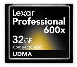 Lexar Professional 600x CompactFlash Card