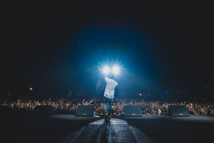 Kendrick Lamar headlines the 2015 Pemberton Music Festival in British Columbia (Photo by Jeff Lombardo)