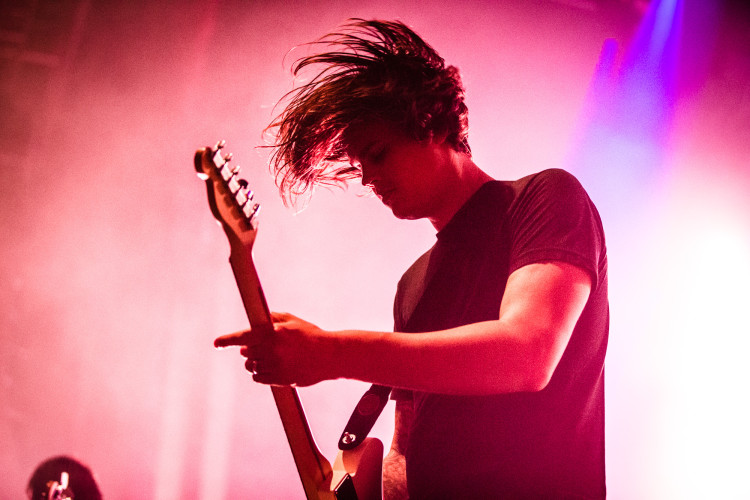 James Smith of Underoath performs on April 24, 2016 at Hard Rock Live in Orlando, Florida