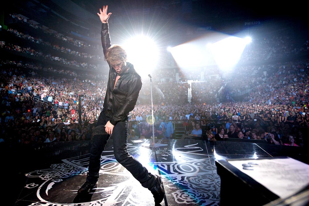 Bon Jovi in concert at the Phillips Arena in Atlanta, GA on April 15, 2010.