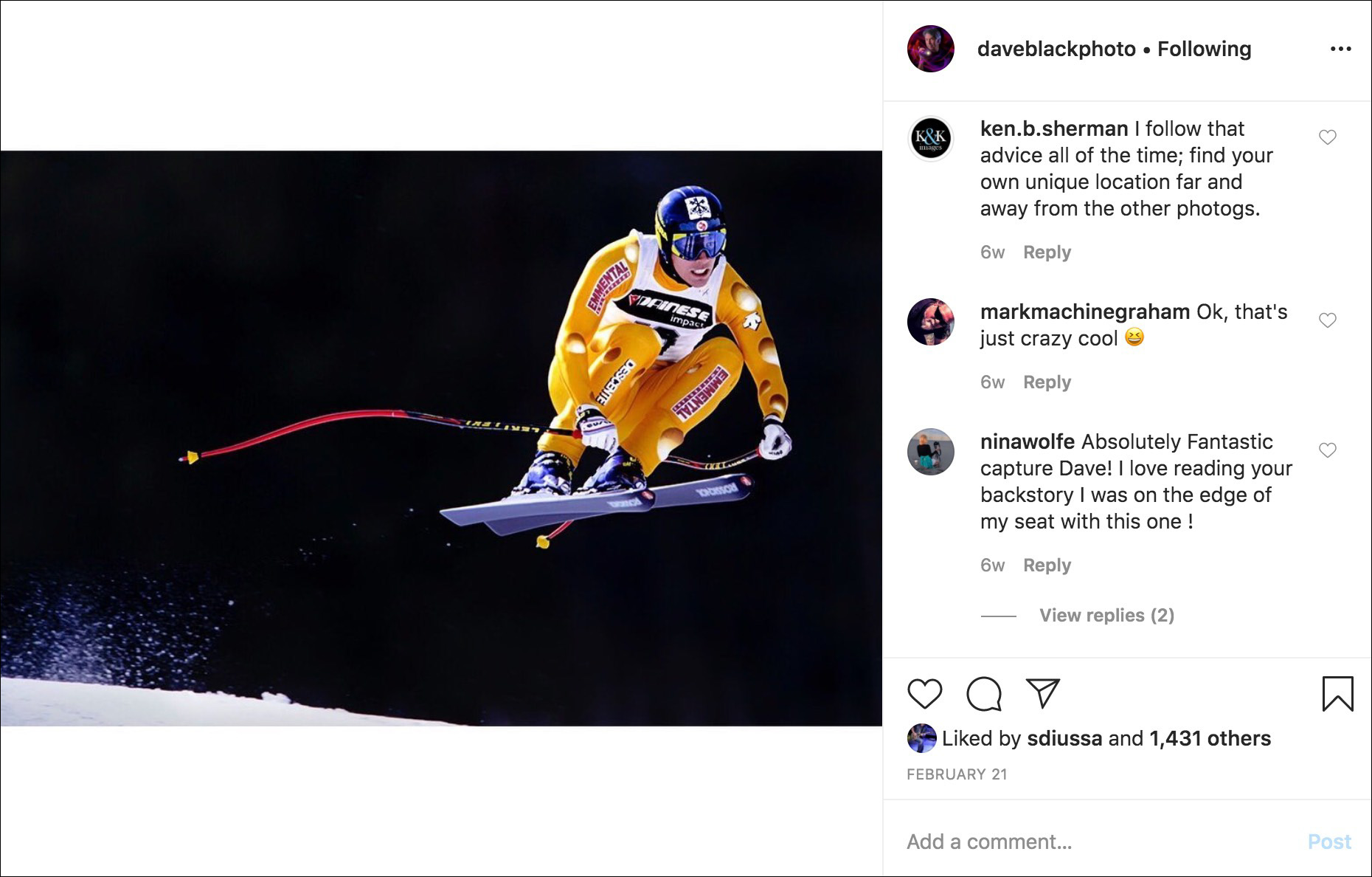 10 Sports Photographers To Follow on Instagram Scott Kelby's